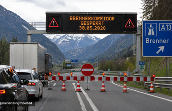 Symbolbild Sperre Brenner (KI-generiert)