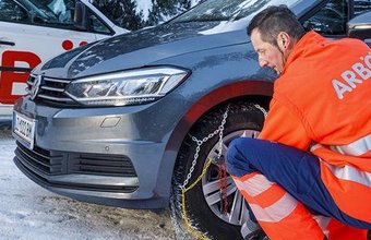 ARBÖ Pannendienst im Wintereinsatz