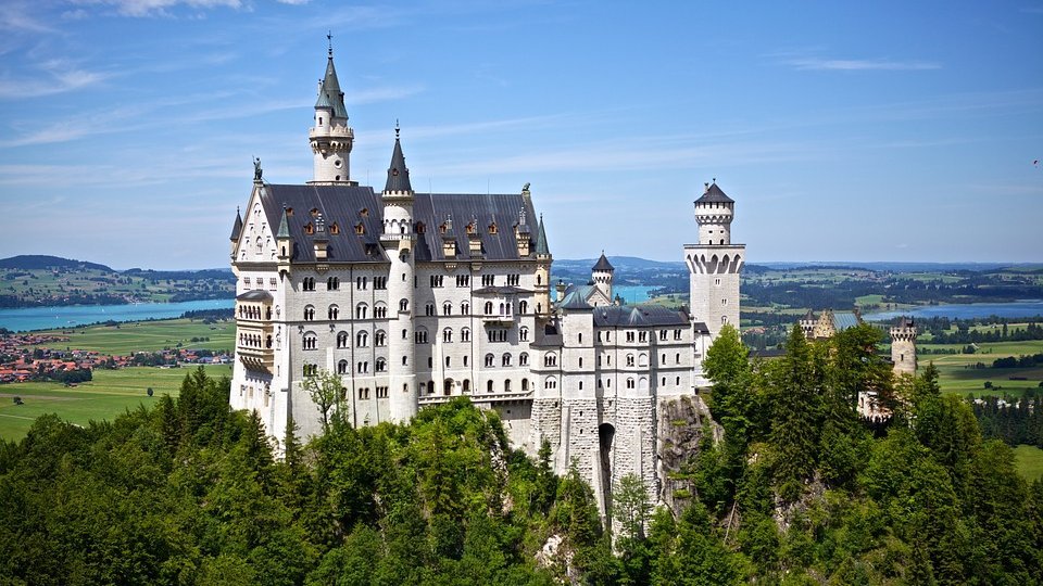 Foto von Schloß Neuschwanstein in Deutschland