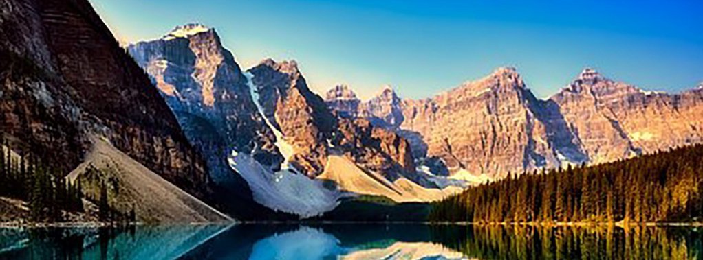 Foto vom Morainesee in Kanada