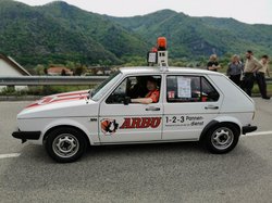ARBÖ-Oldtimer Seitenansicht