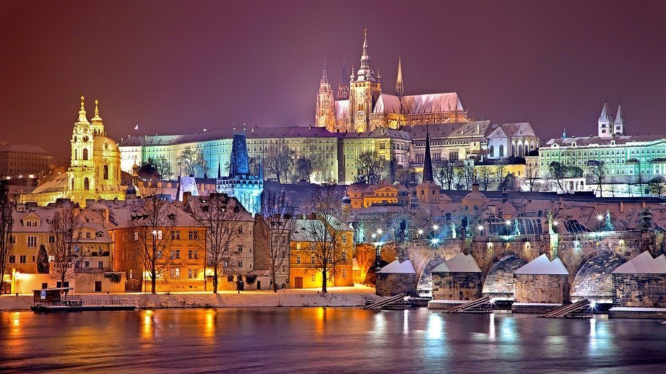 Foto von Prag bei Nacht / Tschechien