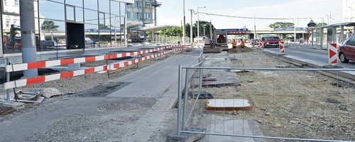 Baustellen in Wien 