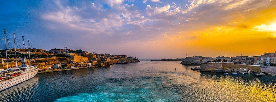 Foto von einem Hafen in Malta