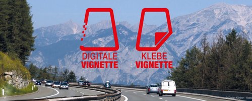 Digitale Vignette und Klebevignette