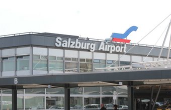 Das Terminal vom Airport in Salzburg