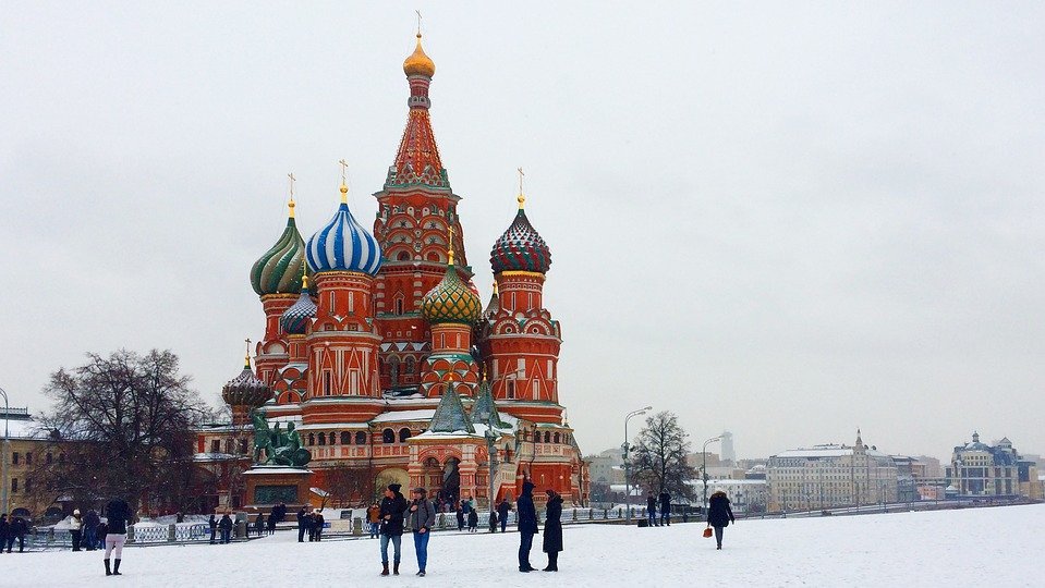 Foto vom Roten Platz in Moskau / Russische Föderation