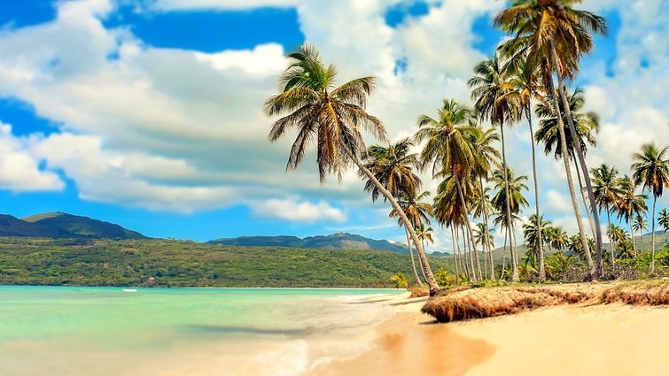 Foto von einem Strand in der Dominikanischen Republik