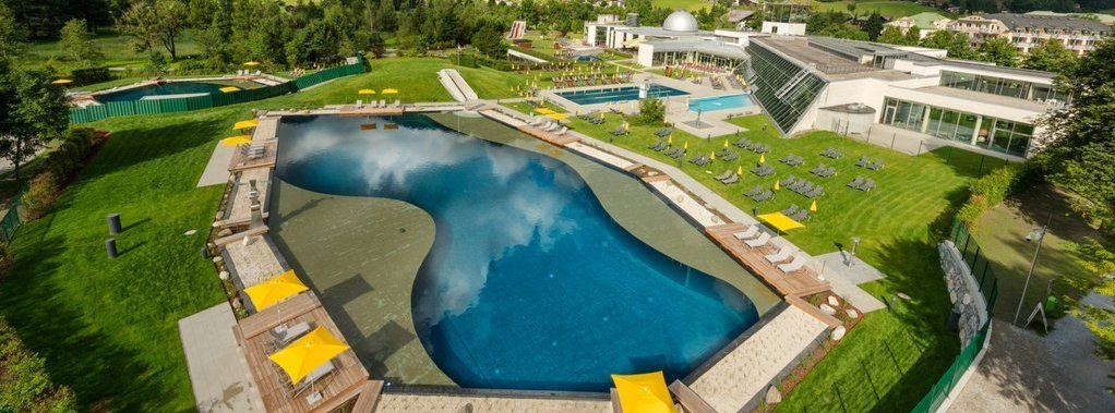 wunderbare Poollandschaft in Gastein