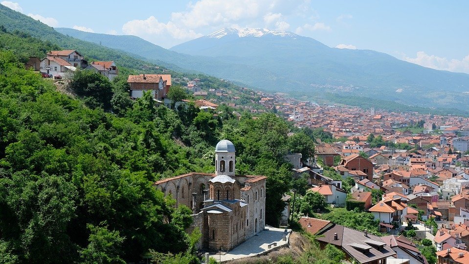 Landschaftsfoto vom Kosovo