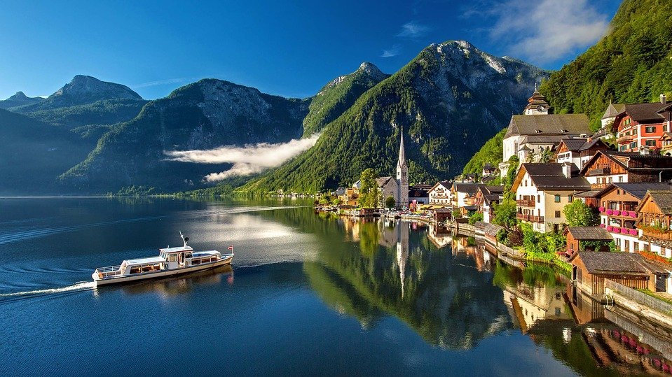 Foto von Hallstadt in Österreich