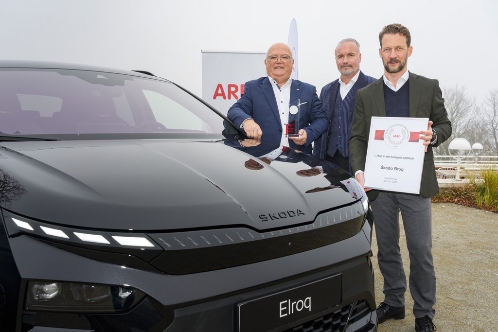 Markus Stifter, Markenleiter Skoda Österreich; KommR Mag. Gerald Kumnig, ARBÖ-Generalsekretär; Gregor Waidacher, Markenkommunikation Skoda