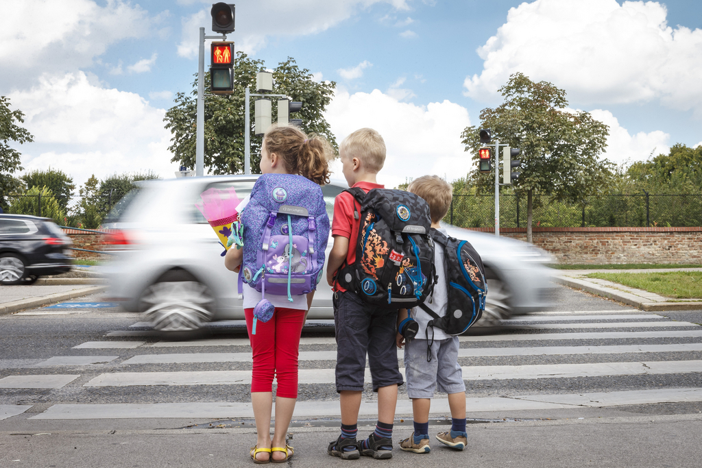 Kinder am Schulweg