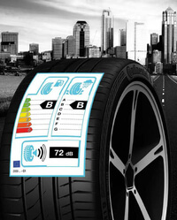 Bild von dem EU-Reifenlabel