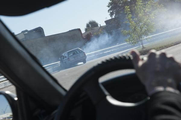 Fahrzeug sichern Bild von Absicherung des Fahrzeuges