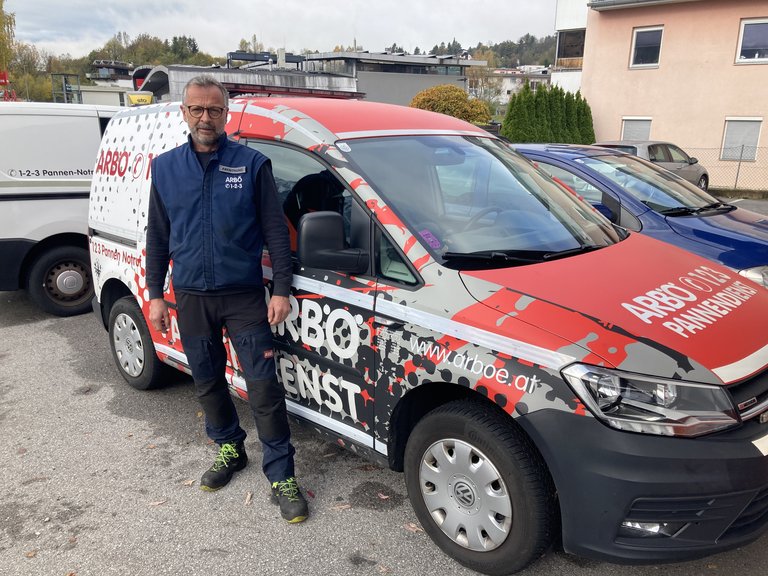 ARBÖ-Einsatzleiter Christian Abenthung